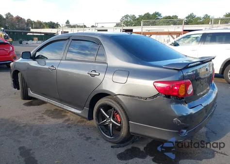 2009 Toyota Corolla Xrs из США, поврежденный, VIN 2T1BE40EX9C010535